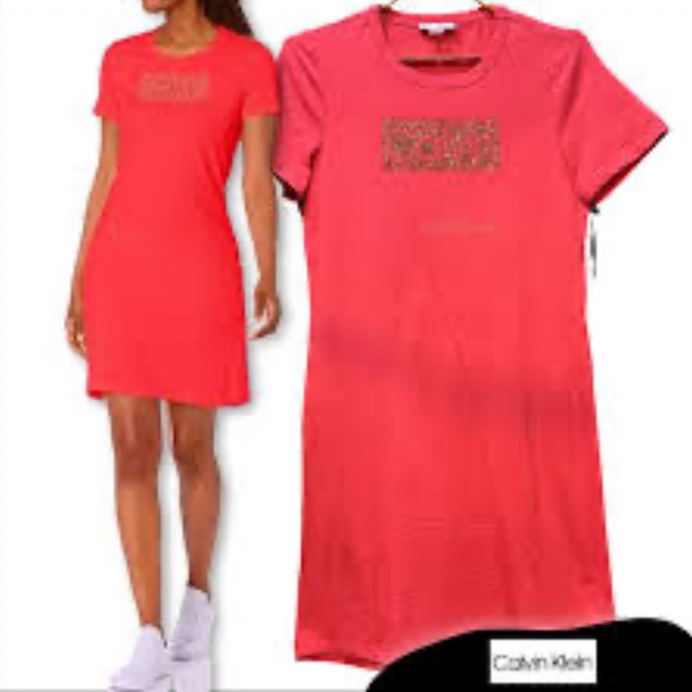 Calvin Klein T-Shirt Dress - Size Medium - Picture 4 of 5